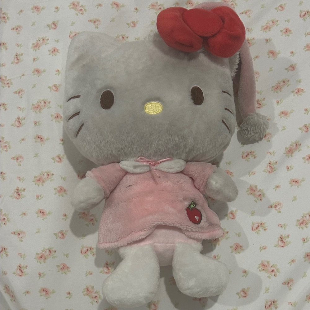 Hello Kitty Plush Toy with Pink Outfit